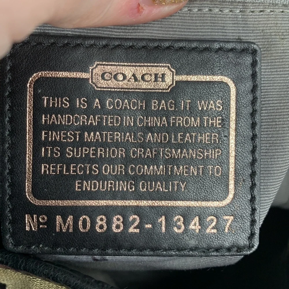 COACH PARKER OPT ART SHOULDER BAG #13427